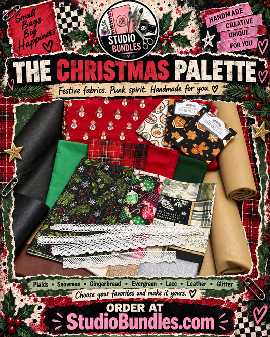 Basic Make-up Bags - Christmas (Pre-Order)