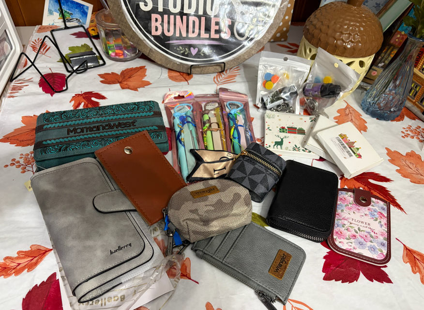 Wallets, Keychain Bags, Suncatcher, Misc
